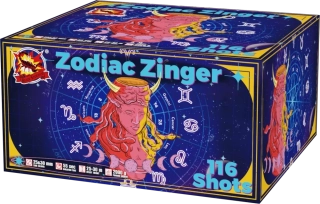 Ohňostroj Zodiac zinger 116rán 25+30mm I+W